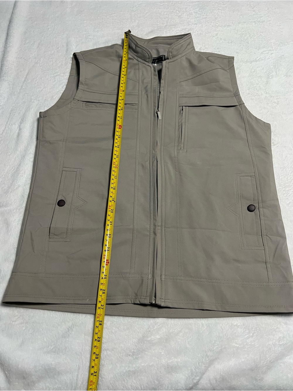 Men's Lightweight Utility Vest - Taupe